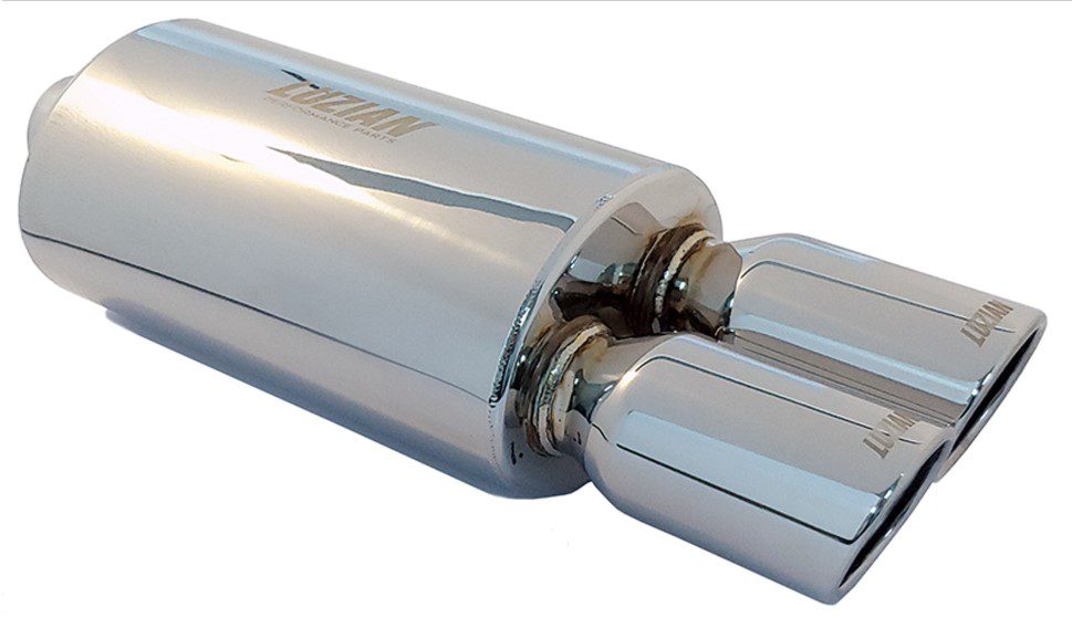 Silencioso Aço Inox Saída Dupla Luzian LA017