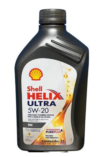 Óleo do Motor 5W20 Shell Helix Ultra SN Sintético 1L