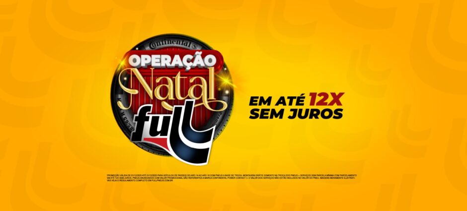 Promoção de Natal Full Pneus 2025 – Descontos Imperdíveis